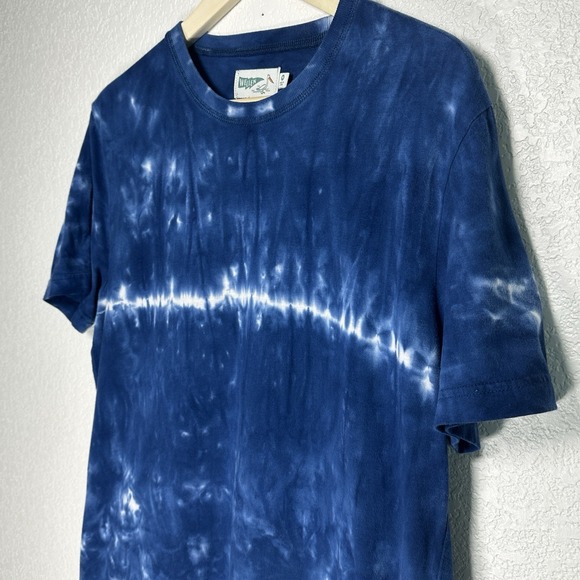 Wellen Other - Wellen Huckberry Tie Dye Men's T-Shirt Blue Organic Cotton Casual Medium